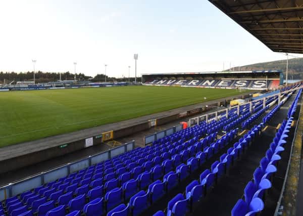 There will be no football at the Caledonian Stadium this lunchtime. Pic: SNS
