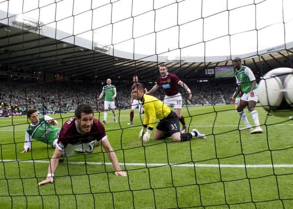Ryan McGowan was always in the thick of the action in derbies and scored some important goals, none perhaps more so than the fourth in the 5-1 Scottish Cup final victory