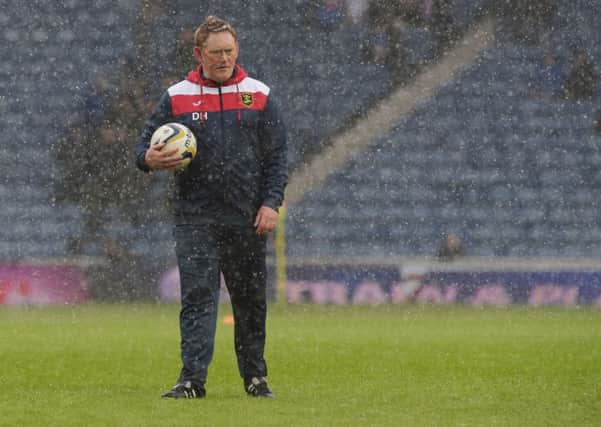 David Hopkin wasn't happy with conditions at Dumbarton. Pic: SNS