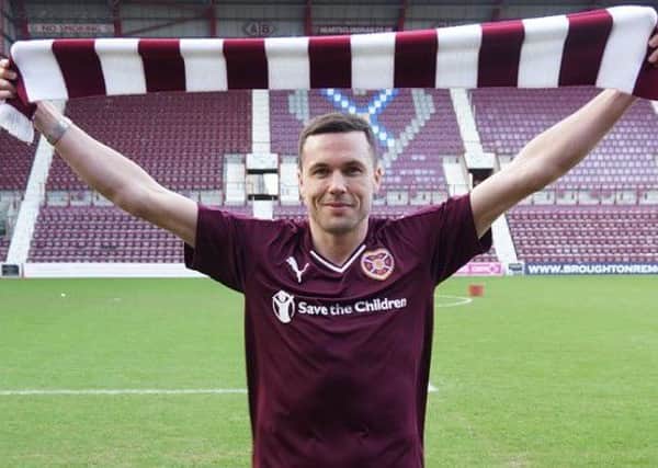 Don Cowie is now a Hearts player.