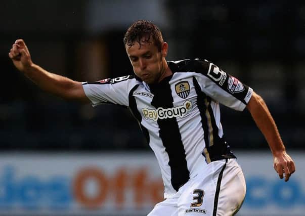 Notts County left-back Blair Adams is on Hearts' radar. Pic: Getty
