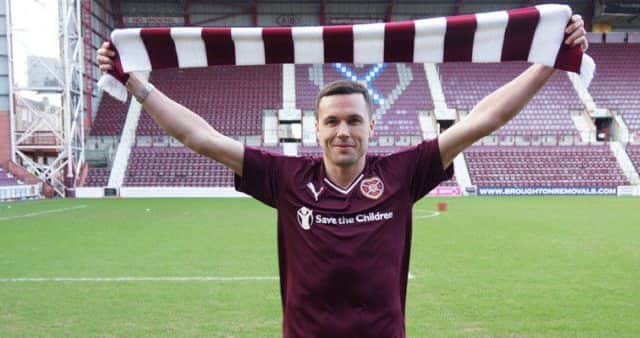 Don Cowie signed a deal with Hearts until May 2018. Pic: Hearts website