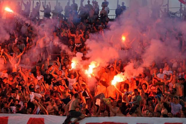 The Belgrade derby is a wild affair