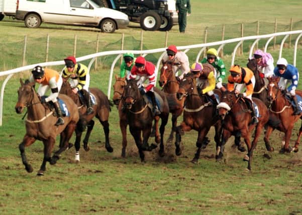 MUSSELBURGH RACE COURSE FEATURE
03/02/1998 The 2 o' clock which was won by Irish Wildcard