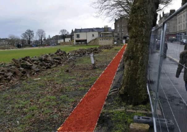 This strip of land could be worth more than a million pounds. Picture: Julie Bull
