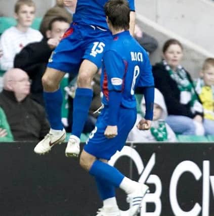 Cowie scored on his last visit to Easter Road for Inverness in a 2-1 win over Hibs in 2008. Pic: SNS