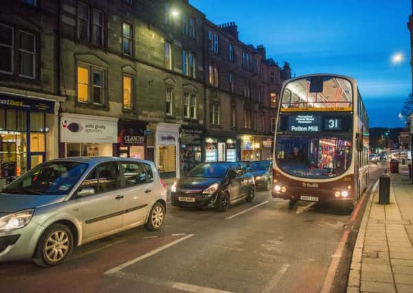 Lothian Buses bosses have raised concerns over the planned new cycle route from Roseburn. Picture: Ian Georgeson