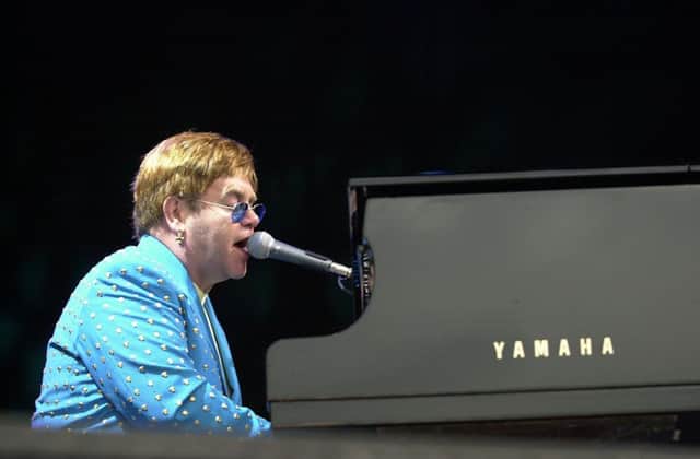 Sir Elton John performs at the landmark in 2000. Picture: TSPL