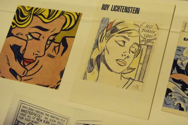 The Roy Lichtenstein exhibition proved a big hit. Picture: Greg Macvean