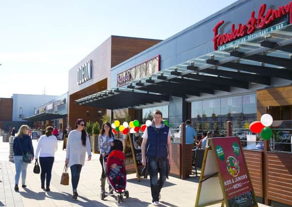 Footfall at Fort Kinnaird has jumped by more than 12 per cent in the 

past year. Picture: contributed