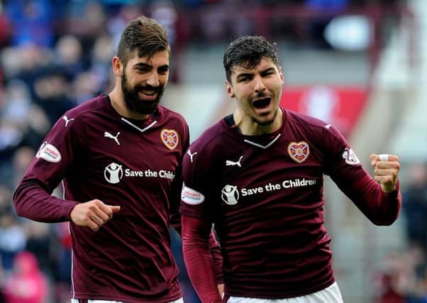 Juanma Delgado, left, and Callum Paterson both missed Saturdays defeat at Dundee United due to tight hamstrings