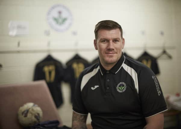Dalkeith Thistle manager Kevin Haynes, appointed February 2016