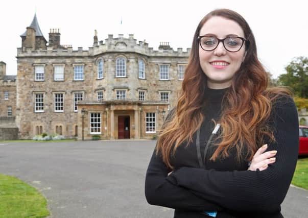 Charlotte Johnson who is co-ordinating the project at Newbattle Abbey College