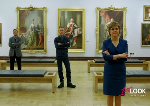 Nicola Sturgeon and Alan Cumming recreate the scene from Ferris Bueller's Day Off. Picture: contributed