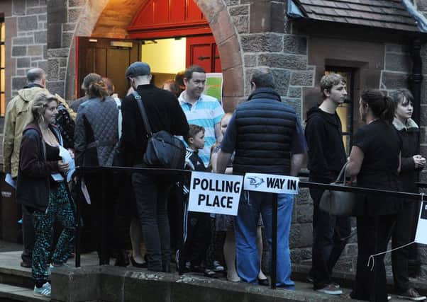 The independence referendum swelled the electoral register. Picture: Neil Hanna