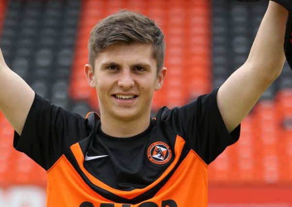 Charlie Telfer is on loan from Dundee United