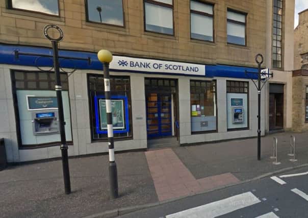 The robbery happened at the Bank of Scotland ATM on Hopetoun St. File picture: Google
