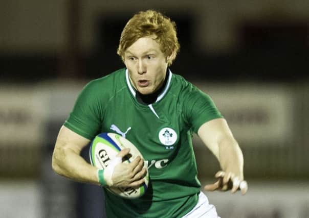 Rory Scholes has made nine appearances for Ireland Under-20s
