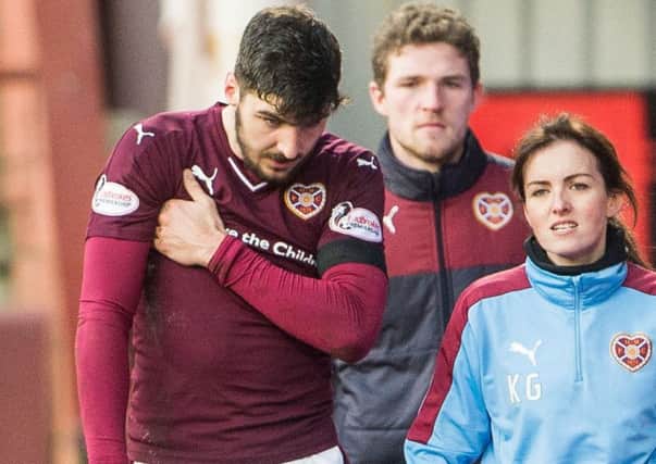 Callum Paterson suffered the injury in the win over Kilmarnock. Pic: Ian Georgeson