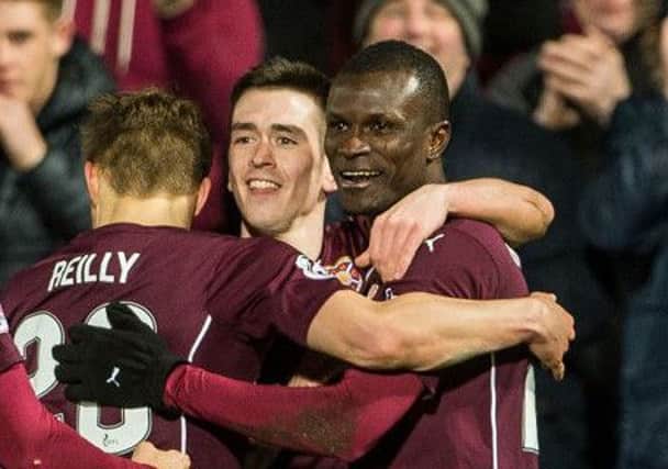 Jamie Walker and Abiola Dauda have scored Hearts' last seven goals. Pic: Ian Georgeson