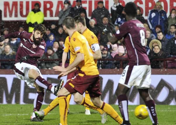 Hearts won the game 6-0. Pic: Ian Rutherford