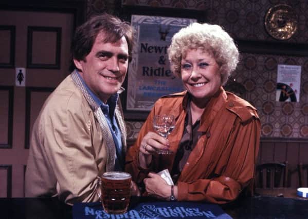 Jack and Vera Duckworth (Bill Tarmey and Liz Dawn), two of the best-loved characters in the show created by Tony Warren.  Picture: Granada TV