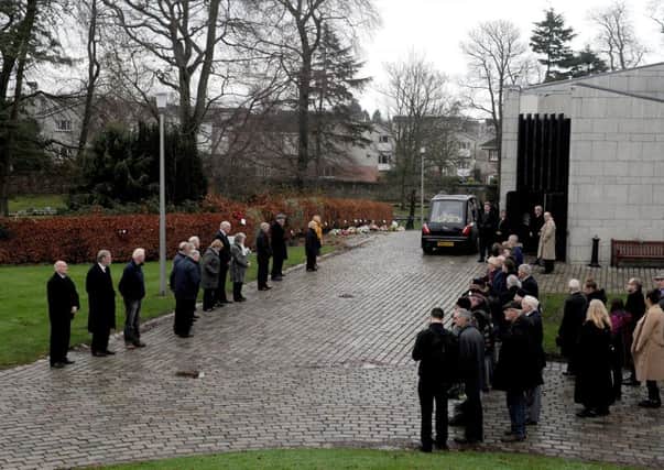Thomas Musgrove's funeral. Picture: Lisa Ferguson
