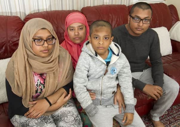 The Uddin family are very worried about Kausar. Picture: Ian Rutherford