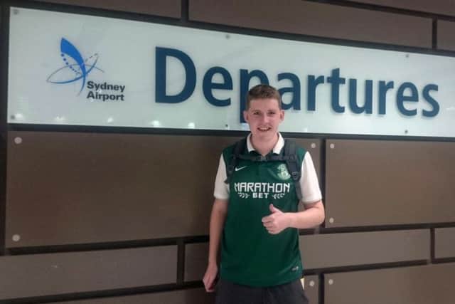 Steven Sibbald gets set to depart from Sydney. Picture: contributed