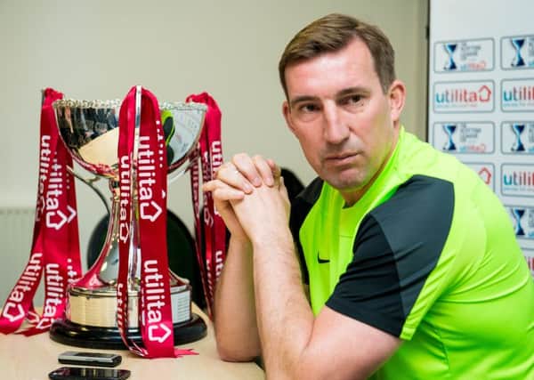 Alan Stubbs would love to get his hands on the League Cup on Sunday evening. Pic: SNS