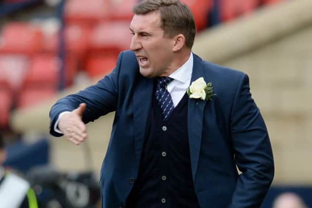 Alan Stubbs wants to give the Hibs fans something to cheer about