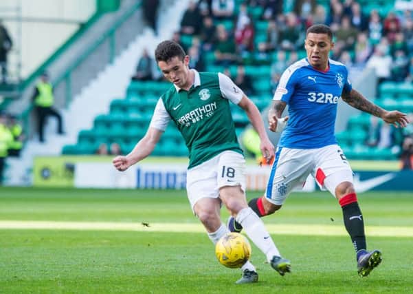 Hibs and Rangers will next meet on April 20. Pic: Ian Georgeson