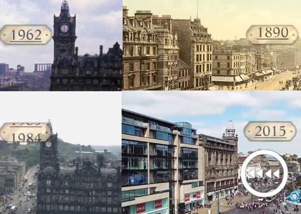 Time travelling through Edinburgh.