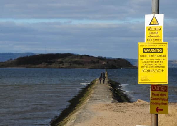 The causeway to Cramond Island. File picture Ian Rutherford
