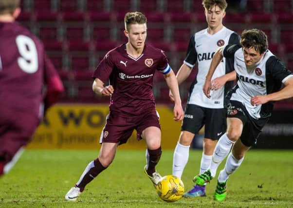 Angus Beith is keen to make his mark for Hearts next season. Pic: Ian Georgeson
