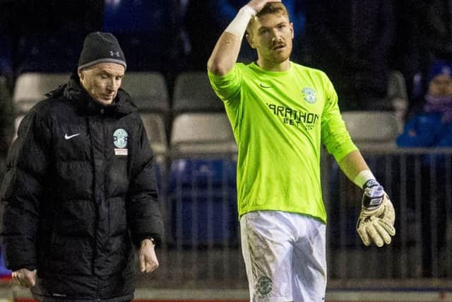 Anguish: Mark Oxley had to leave the field of play