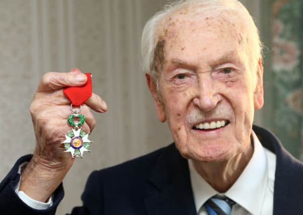 D-Day veteran Stephen Murray. Picture: Gordon Fraser