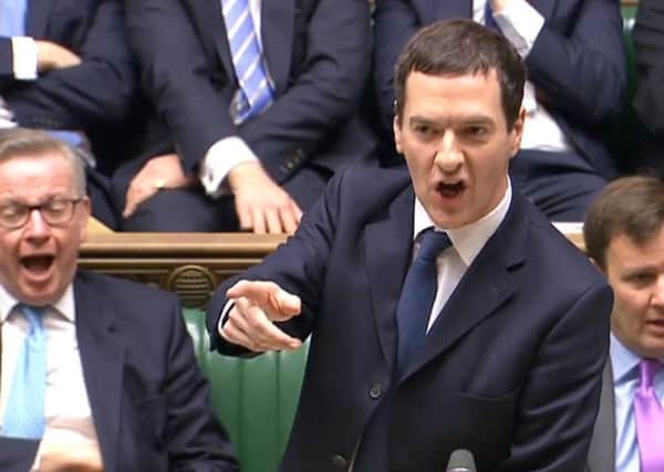 Chancellor George Osborne speaks in the House of Commons, London, on the final day of debate on the Budget. Picture: PA Wire