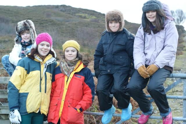 The Caimbeul family - who are all pupils at St Mary's Music Shool Steaphanaidh, Mairi, Brighde, Eosaph, Ciorstaidh-Sarah. Picture: supplied