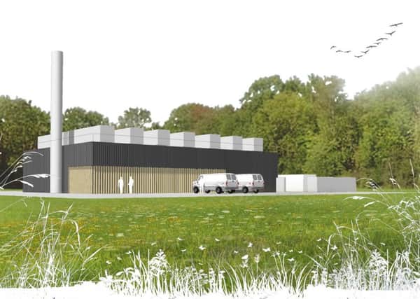 An artist's impression of the multi-million pound energy centre which would help the university campus cut emissions
. Picture: Edinburgh University