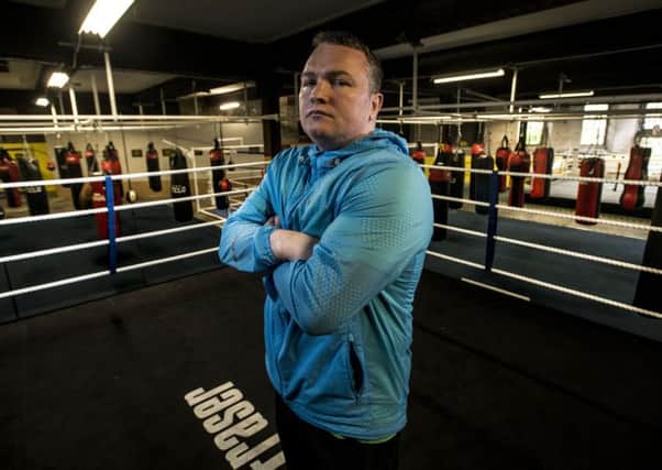 Boxing trainer Bradley Welsh. Picture: Andrew O'Brien