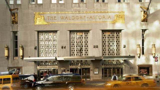 The Waldorf Astoria in New York City. Picture: Lost Edinburgh