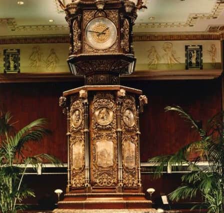 The World's Fair Clock, in the lobby of the Waldorf Astoria. Picture: Lost Edinburgh