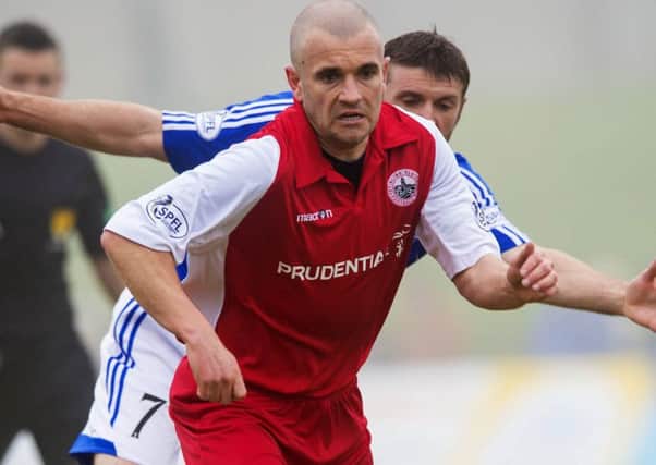 Darren Smith, pictured during his Stirling Albion days, is Tranent born and bred