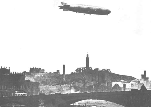 A Zeppelin over the Capital. Picture: contributed