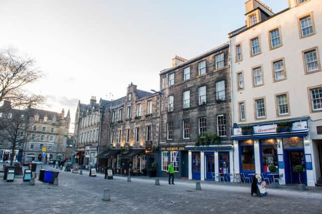 The woman told the court she was making her way home through the Grassmarket.