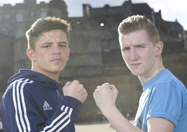 Edinburgh boxers Lee McGregor, left, and Ryan McCutcheon. Picture: Greg Macvean