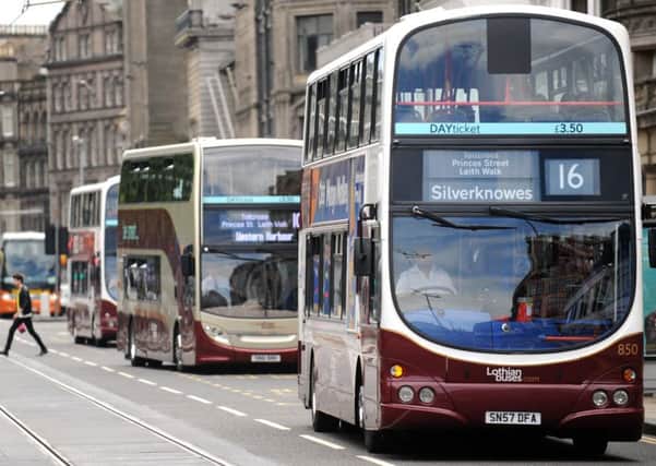 The number of attacks on Lothian Buses drivers doubled last year. Picture: Jane Barlow