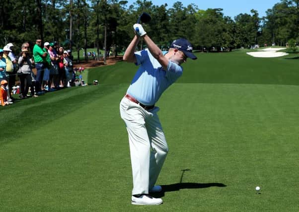 Russell Knox is flying the Saltire at Augusta National this week along with Sandy Lyle