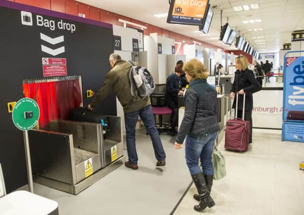 Edinburgh Airport was hit by check-in problems this morning. File picture: Ian Georgeson